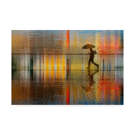 Trademark Fine Art Florentinus Joseph 'Silhouette Over Bold Light' Canvas Art, 16x24 1X09588-C1624GG